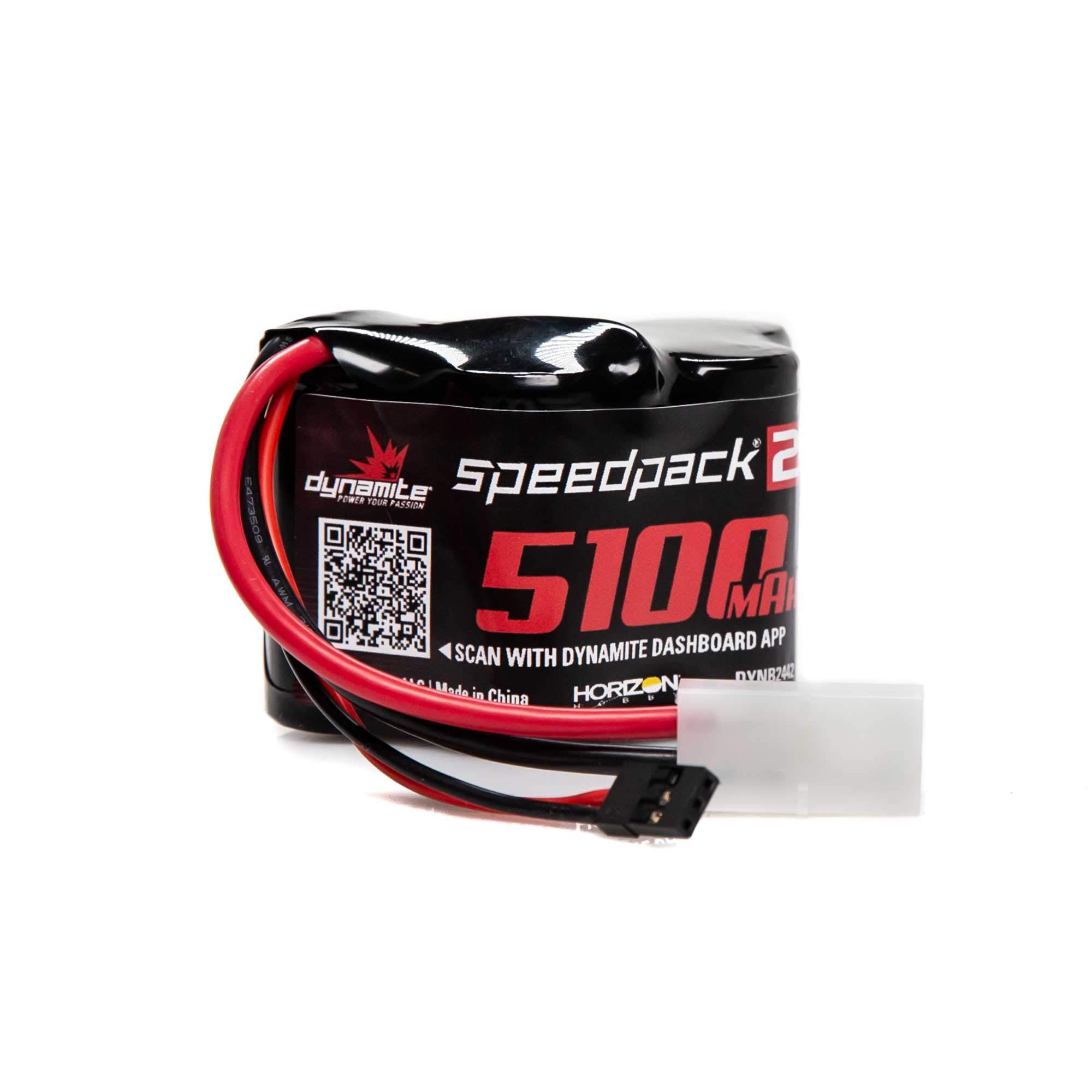 Amazon.com: Dynamite SPEEDPACK2 6V 5100MAH 5C NiMH Hump RX